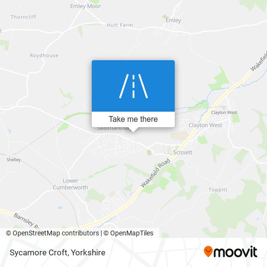 Sycamore Croft map