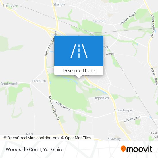 Woodside Court map