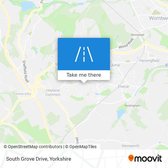 South Grove Drive map