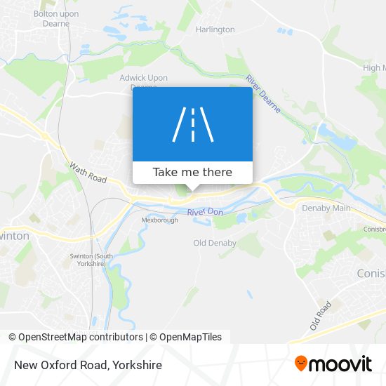 New Oxford Road map