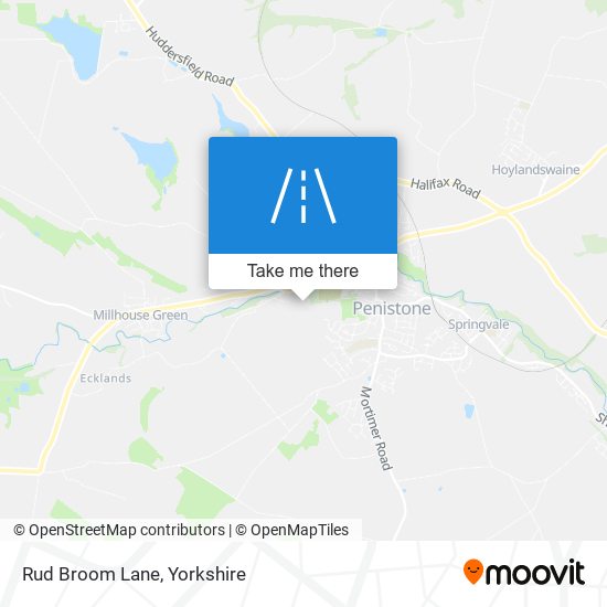 Rud Broom Lane map
