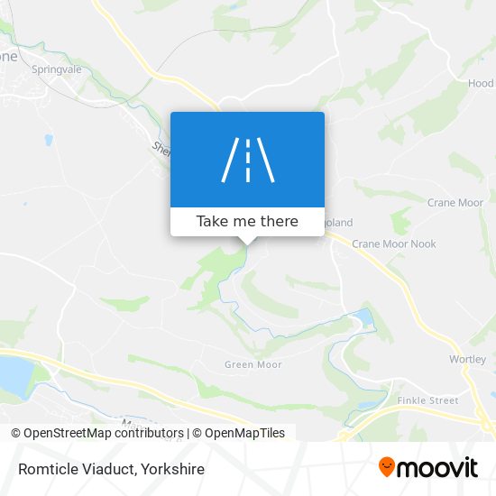 Romticle Viaduct map