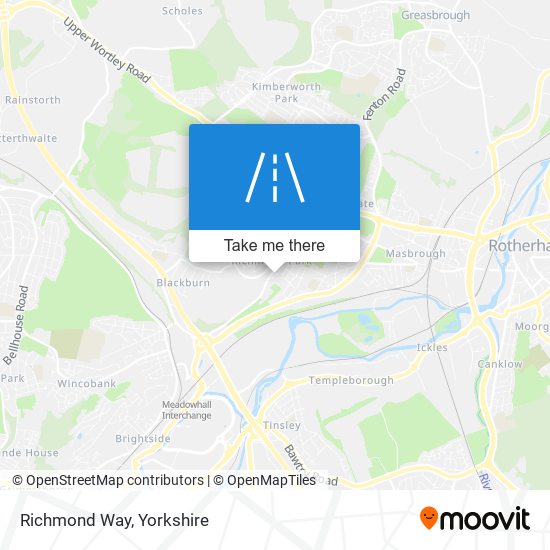 Richmond Way map