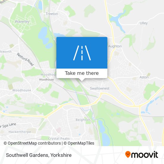 Southwell Gardens map