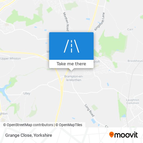 Grange Close map