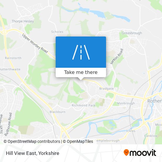 Hill View East map