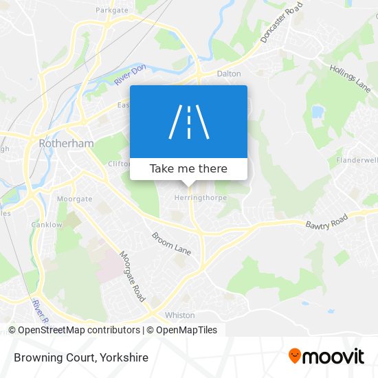 Browning Court map