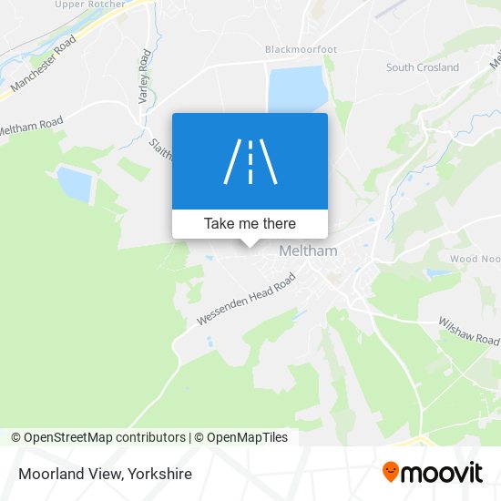 Moorland View map