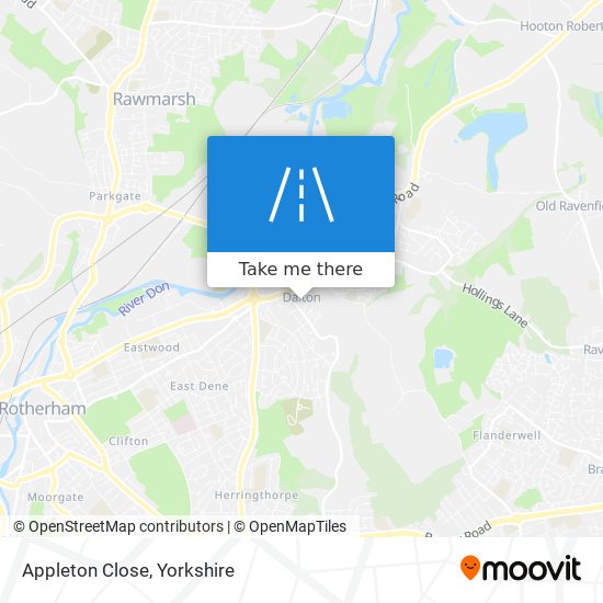 Appleton Close map