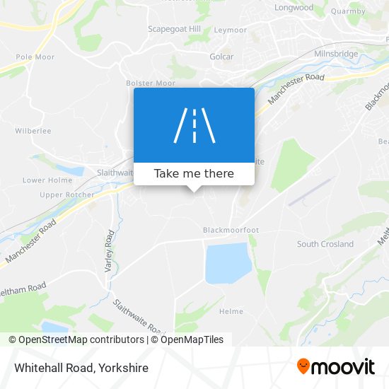 Whitehall Road map