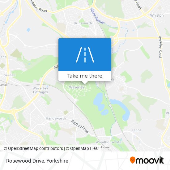 Rosewood Drive map