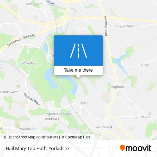 Hail Mary Top Path map