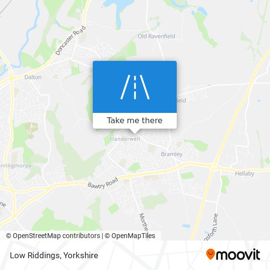 Low Riddings map