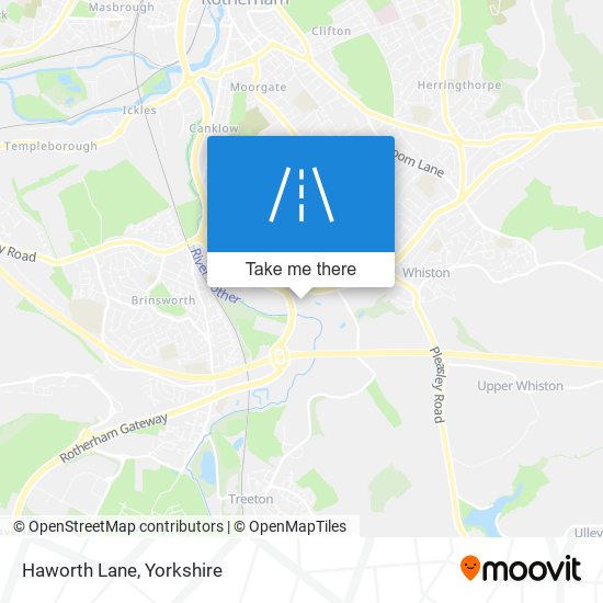 Haworth Lane map