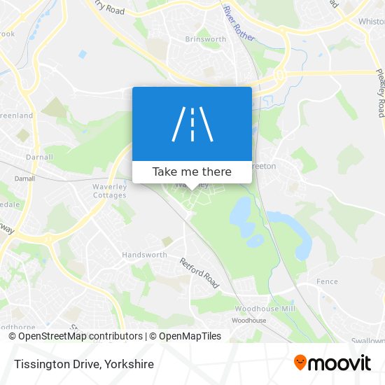 Tissington Drive map