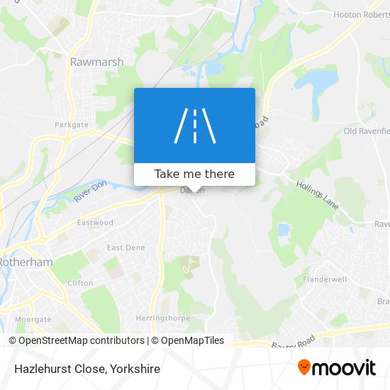 Hazlehurst Close map
