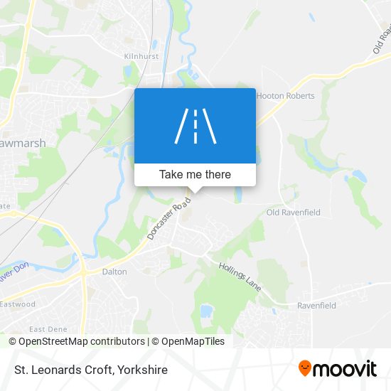 St. Leonards Croft map