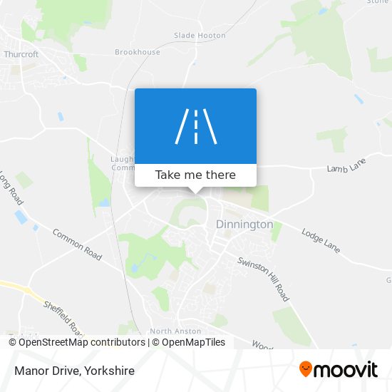 Manor Drive map