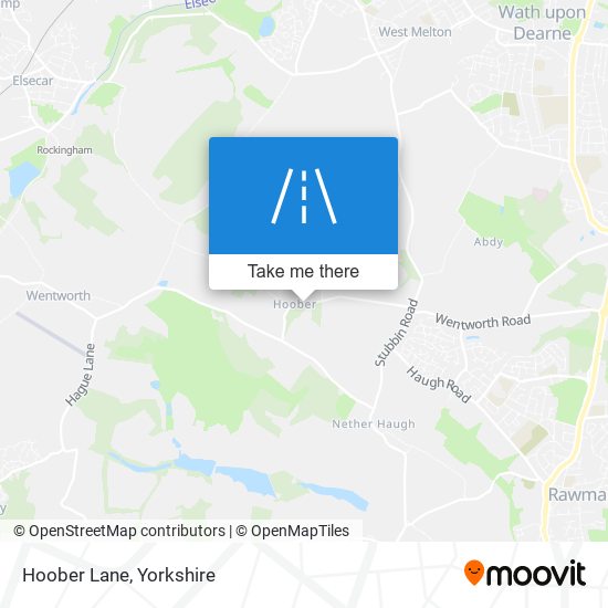 Hoober Lane map