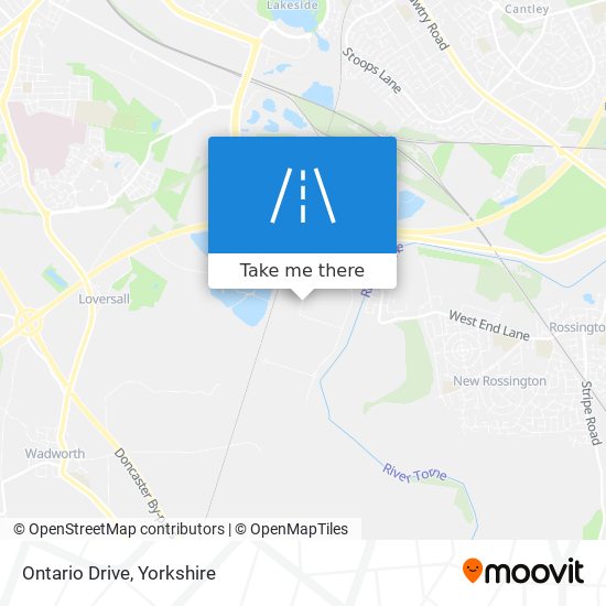 Ontario Drive map