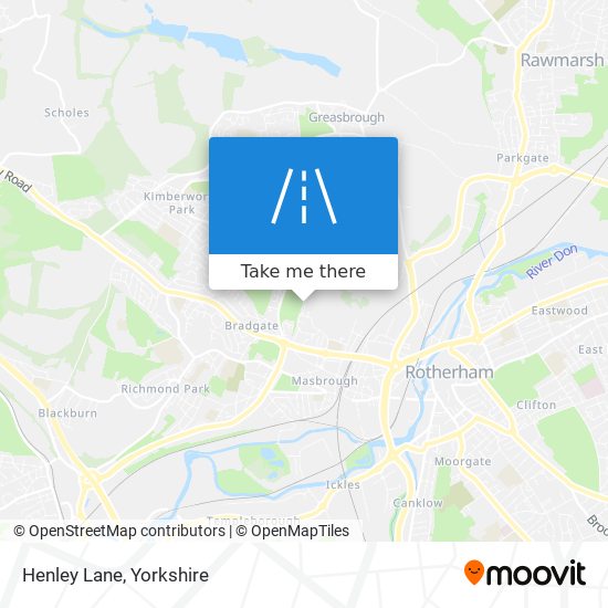 Henley Lane map