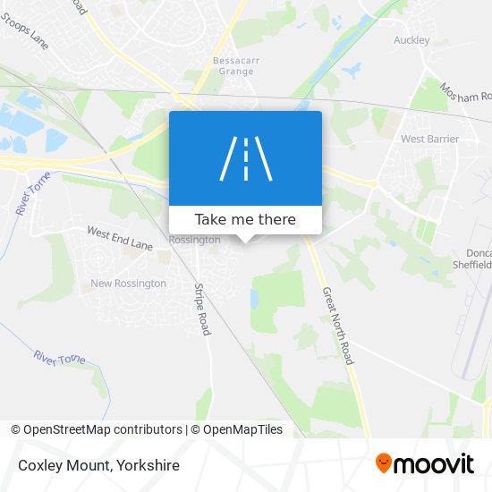 Coxley Mount map