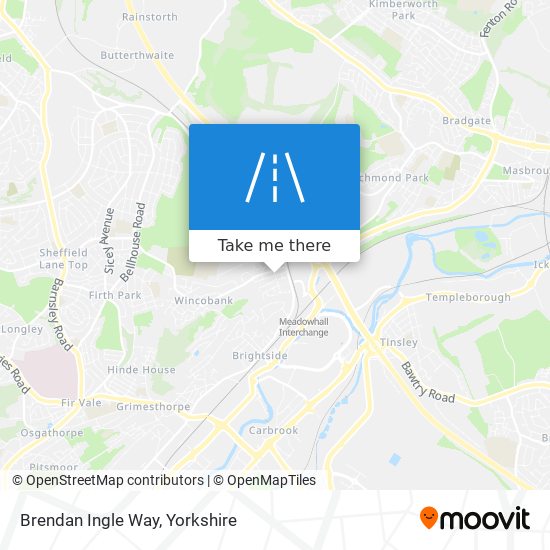 Brendan Ingle Way map