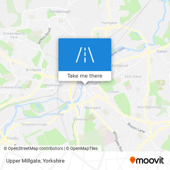 Upper Millgate map