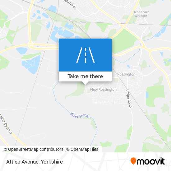 Attlee Avenue map