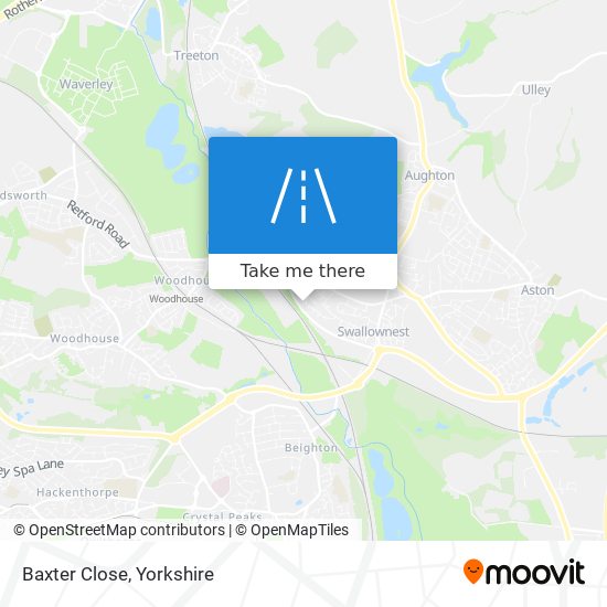 Baxter Close map