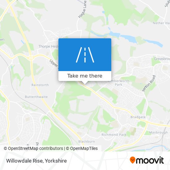 Willowdale Rise map