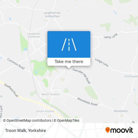 Troon Walk map