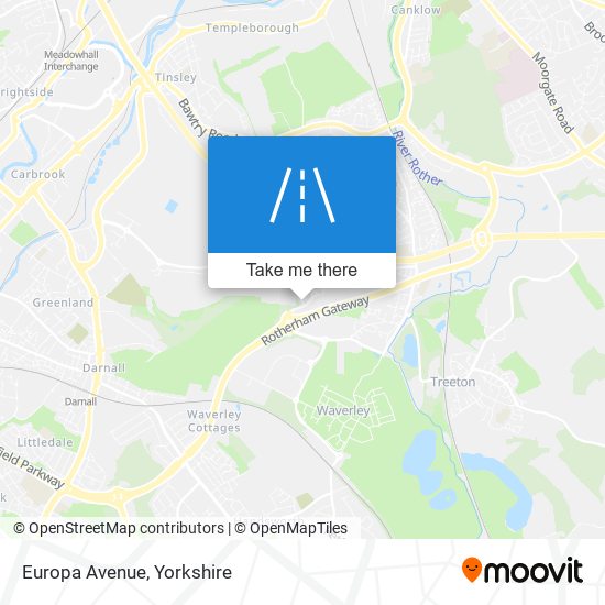 Europa Avenue map