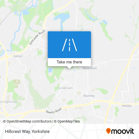 Hillcrest Way map