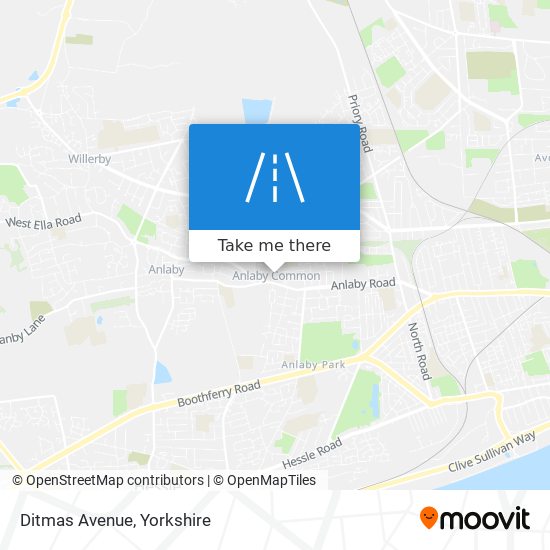 Ditmas Avenue map