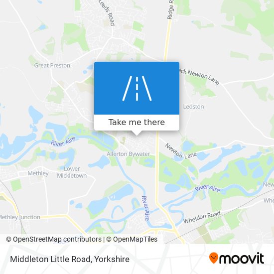 Middleton Little Road map