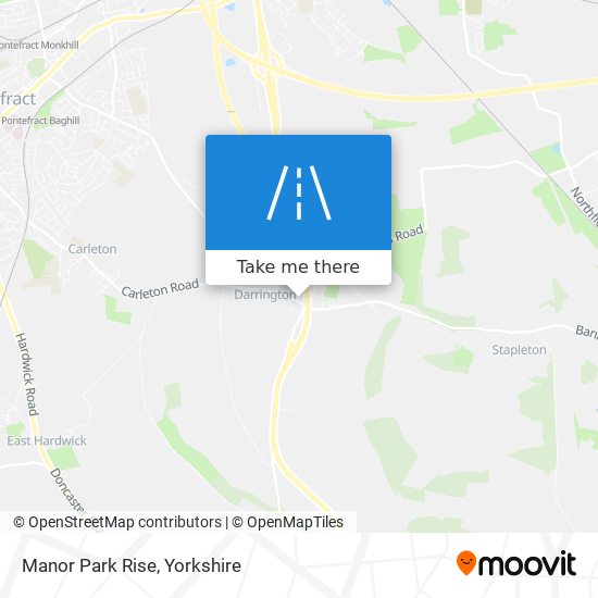 Manor Park Rise map