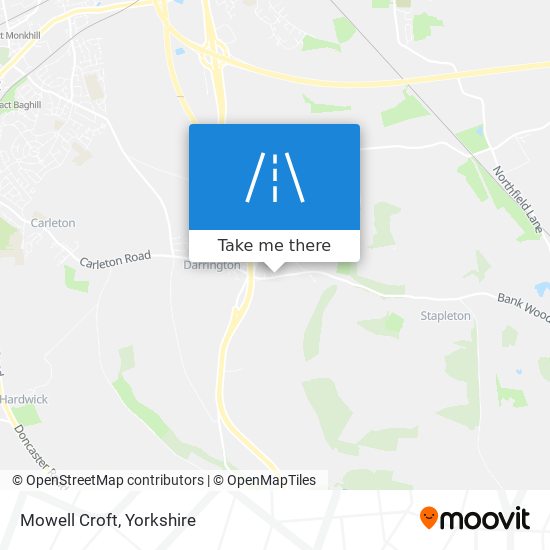 Mowell Croft map