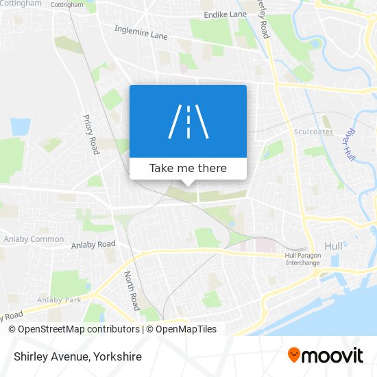 Shirley Avenue map