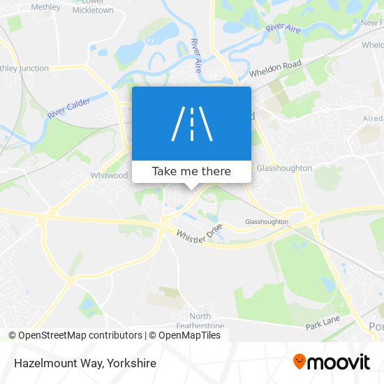 Hazelmount Way map