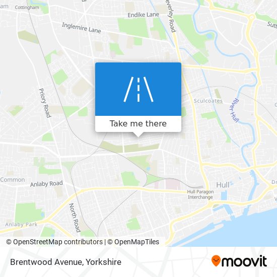 Brentwood Avenue map