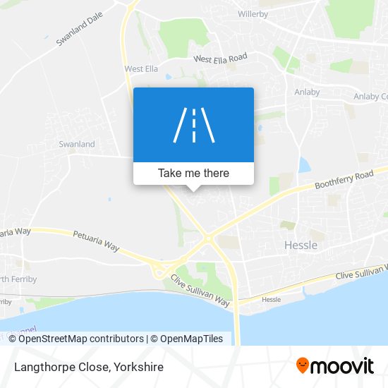 Langthorpe Close map