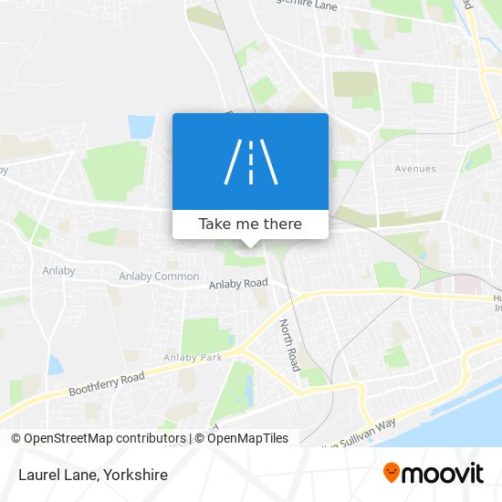 Laurel Lane map
