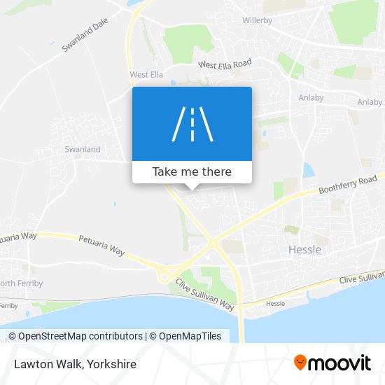 Lawton Walk map