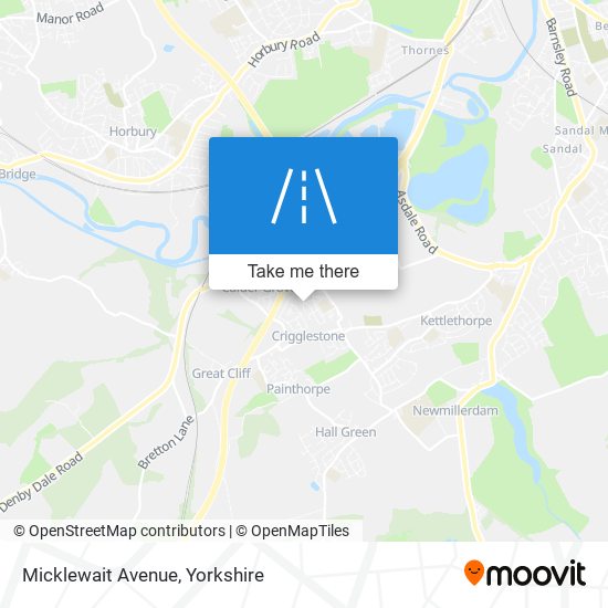 Micklewait Avenue map