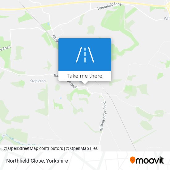 Northfield Close map