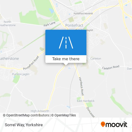 Sorrel Way map