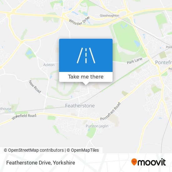 Featherstone Drive map