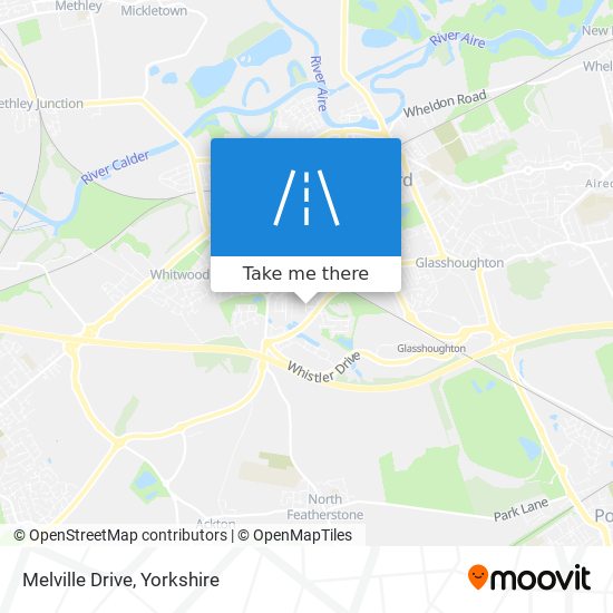 Melville Drive map