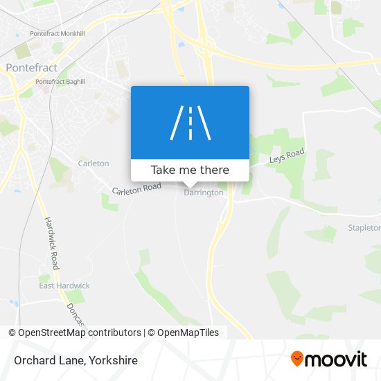 Orchard Lane map